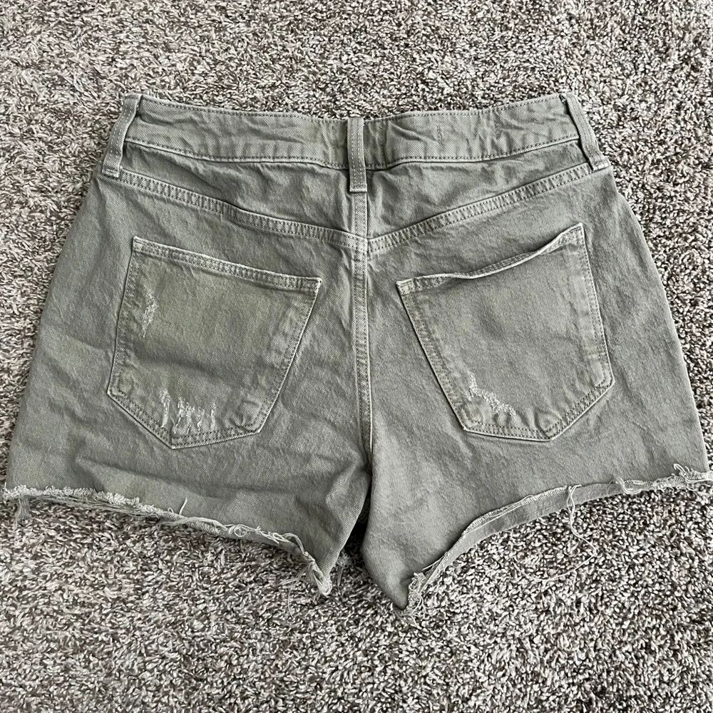 3/$12 Universal Thread Dusty Olive Green Midi Denim Shorts
